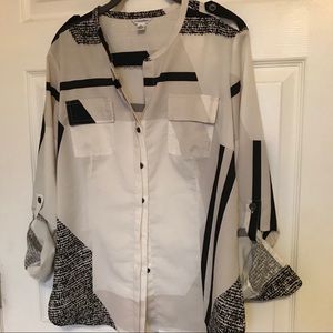 Geometric Calvin Klein Blouse